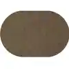 Mt. St. Helens Solid Color Classroom Carpet Collection, Mocha, Oval 8'3" x 11'8"