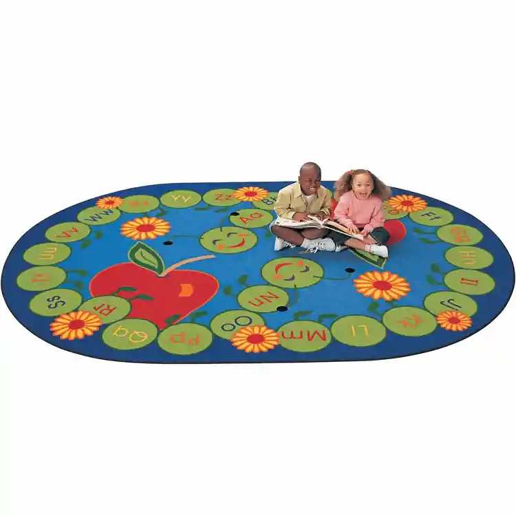 ABC Caterpillar Classroom Rug