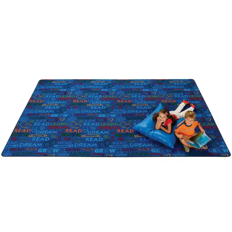 Read to Dream Pattern Classroom Rug