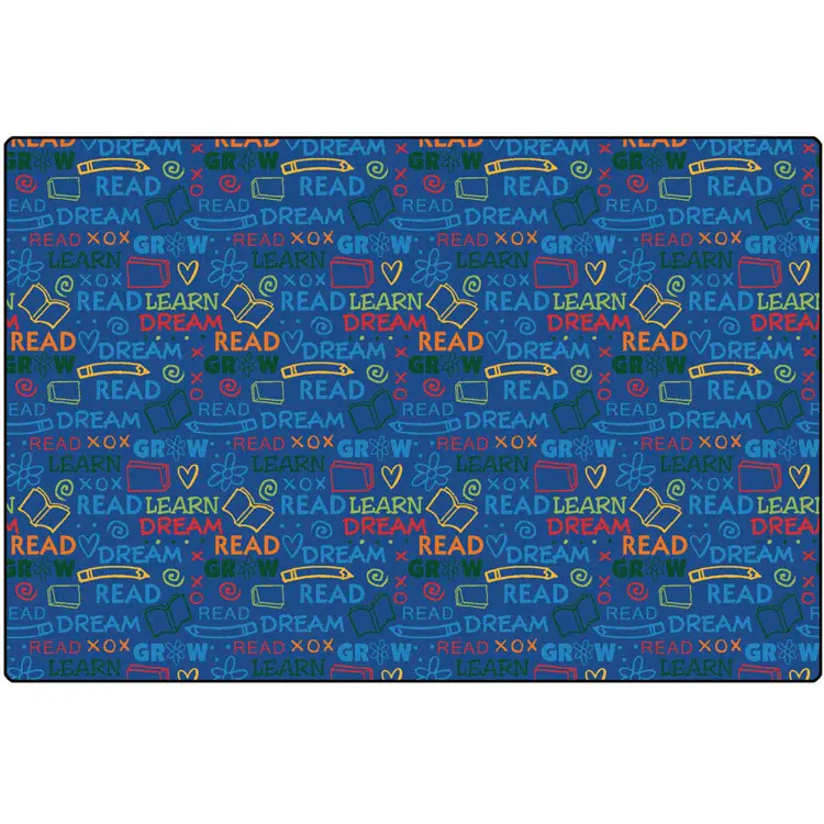 Read to Dream Pattern Classroom Rug