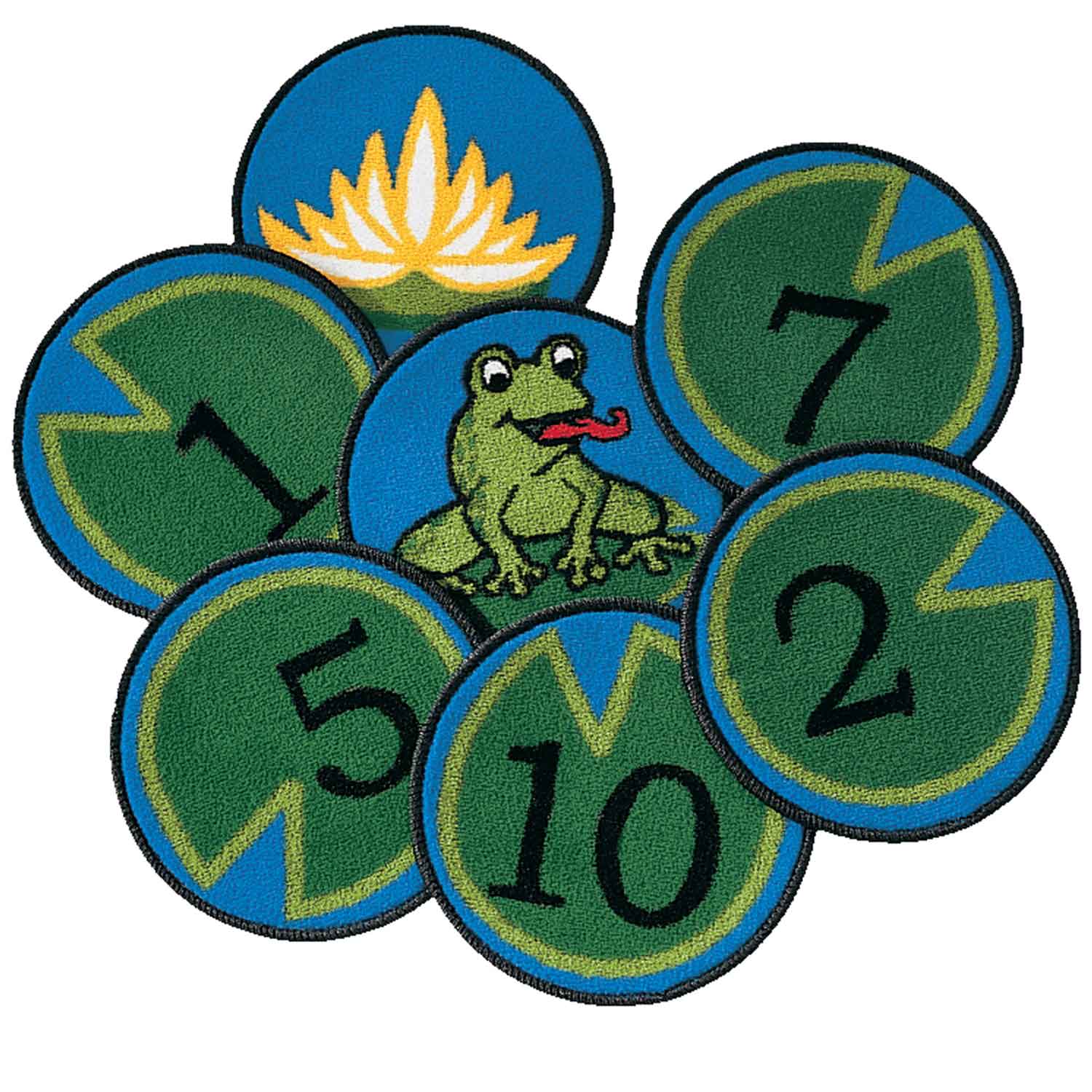 Hip Hop Number Classroom Rug Rounds | Becker's