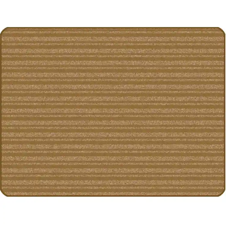 KIDSoft Subtle Stripes Rug Brown Tan 3' x 4'