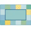 KIDSoft™ Pattern Blocks Rug, Soft Colors