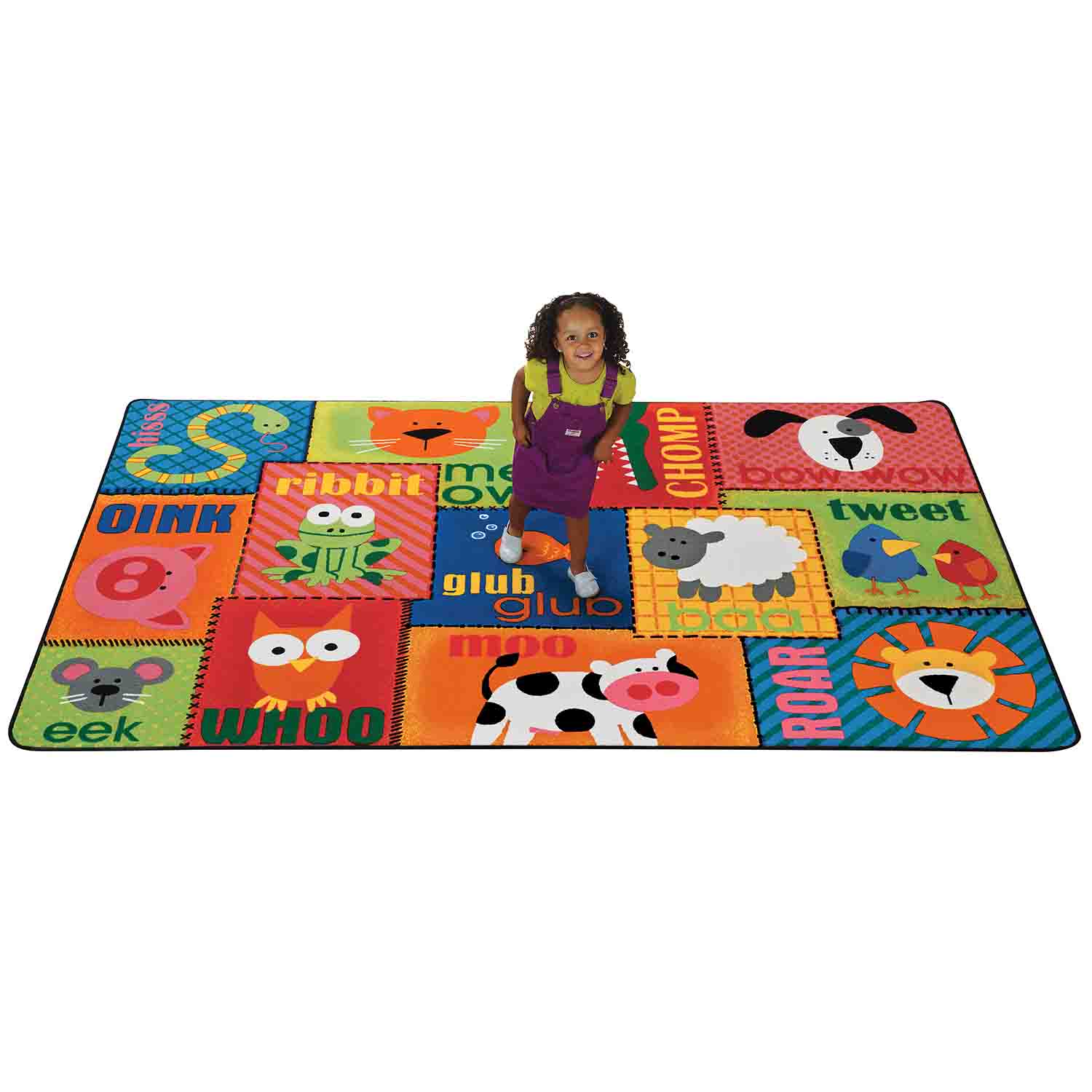 Animal Rug Classroom Animal Sounds Classroom Rug | Becker's School Supplies
