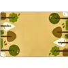 KIDSoft™ Tranquil Trees Rug, Tan, Rectangle 6' x 9'