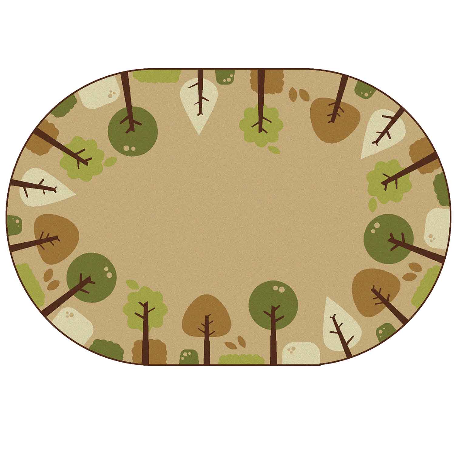 KIDSoft™ Tranquil Trees Rug Becker's School Supplies
