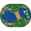 The Pond Classroom Rug, Oval 4'5" x 5'10"