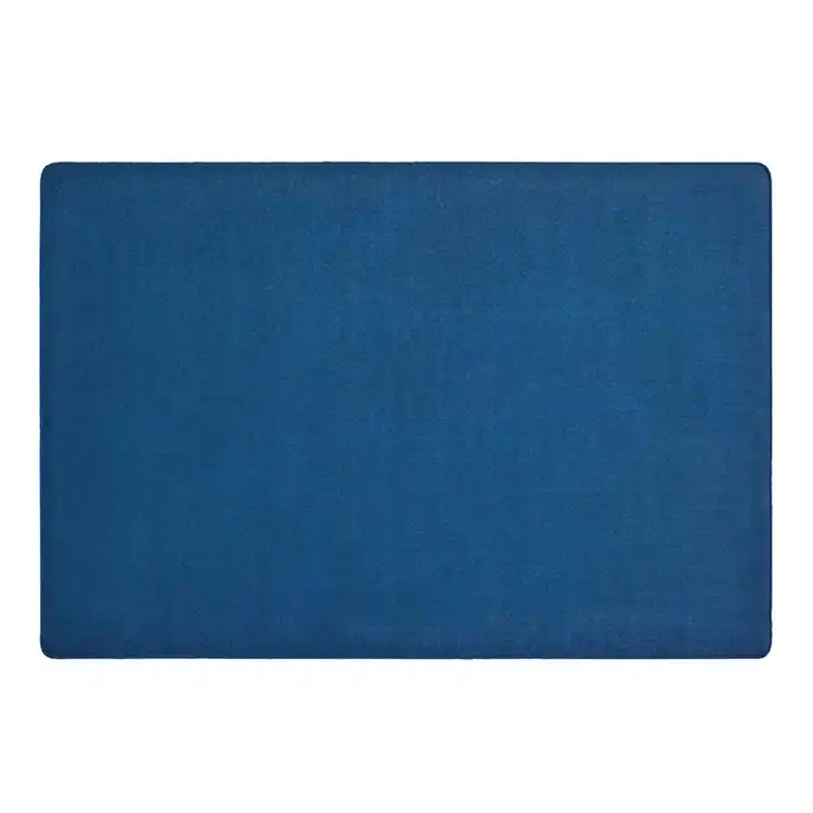 Mt. Shasta Solid Rug, Ocean Blue, Rectangle 4' x 6'