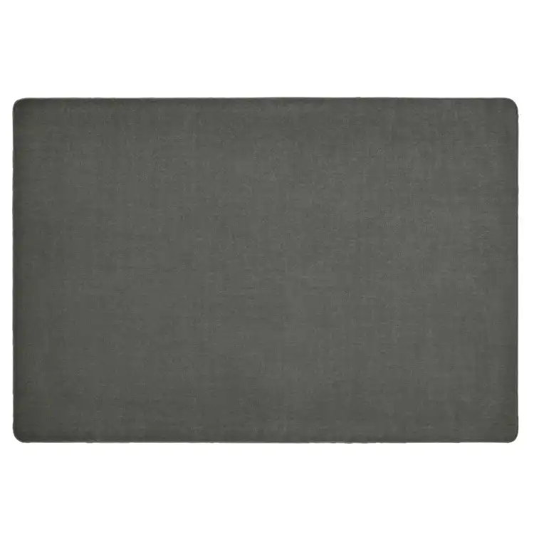 Mt. Shasta Solid Rug, Wolf Grey, Rectangle 4' x 6'