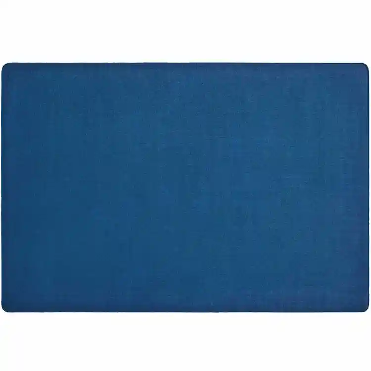 Mt. Shasta Solid Rug, Ocean Blue, Rectangle 6' x 9'