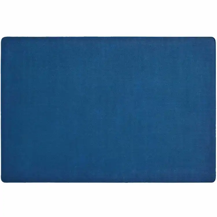 Mt. Shasta Solid Rug, Ocean Blue, Rectangle 6' x 9'