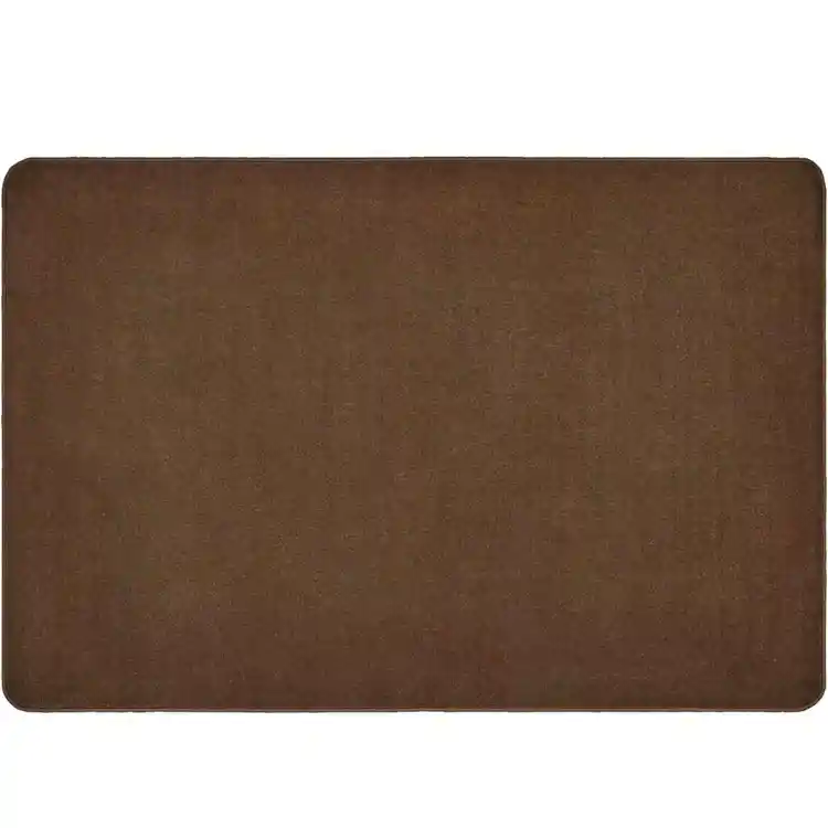 Mt. Shasta Solid Rug, Cocoa, Rectangle 6' x 9'