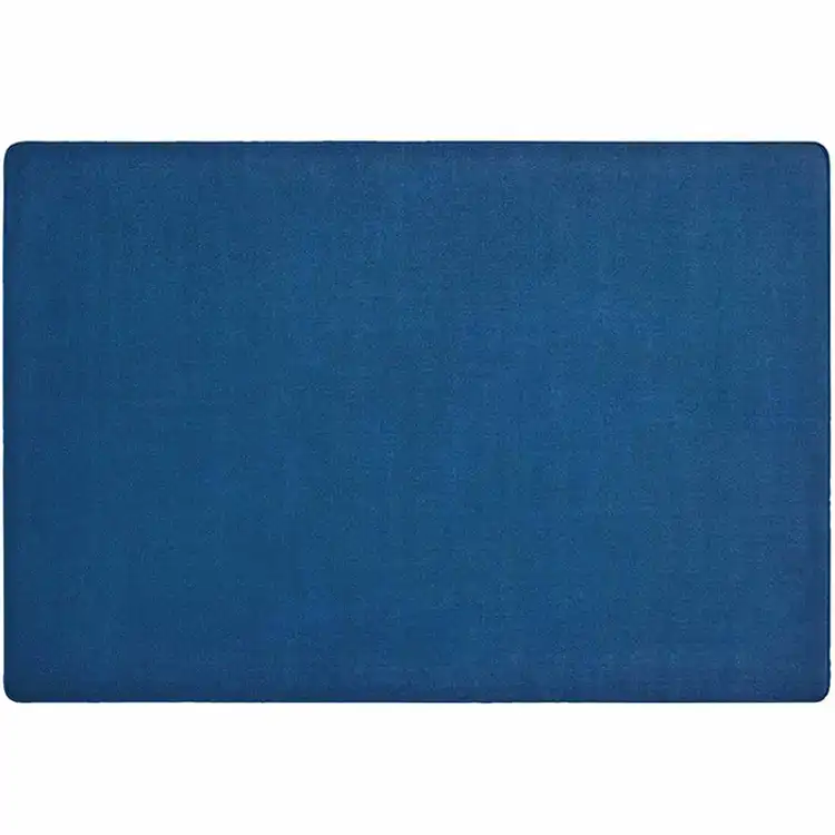 Mt. Shasta Solid Rug, Ocean Blue, Rectangle 9' x 12'
