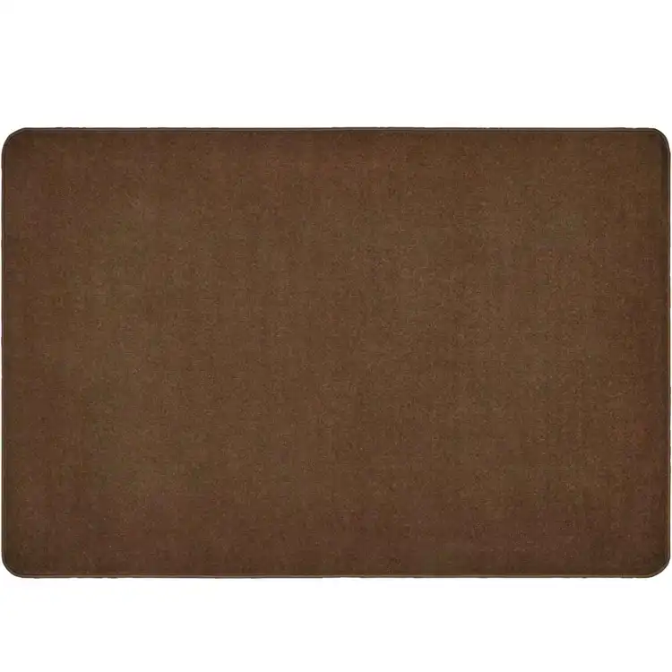 Mt. Shasta Solid Rug, Cocoa, Rectangle 7'6" x 12'
