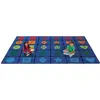 Simple Shapes Seating Classroom Rug