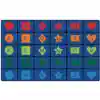 Simple Shapes Seating Classroom Rug