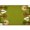 KIDSoft™ Tranquil Trees Rug, Green, Rectangle 4' x 6'