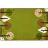 KIDSoft™ Tranquil Trees Rug, Green, Rectangle 4' x 6'