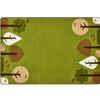 KIDSoft™ Tranquil Trees Rug, Green, Rectangle 6' x 9'