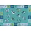 KIDSoft™ 123 ABC Butterfly Classroom Rug, Contemporary Colors