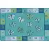 KIDSoft™ 123 ABC Butterfly Classroom Rug, Rectangle 8' x 12', Contemporary Colors