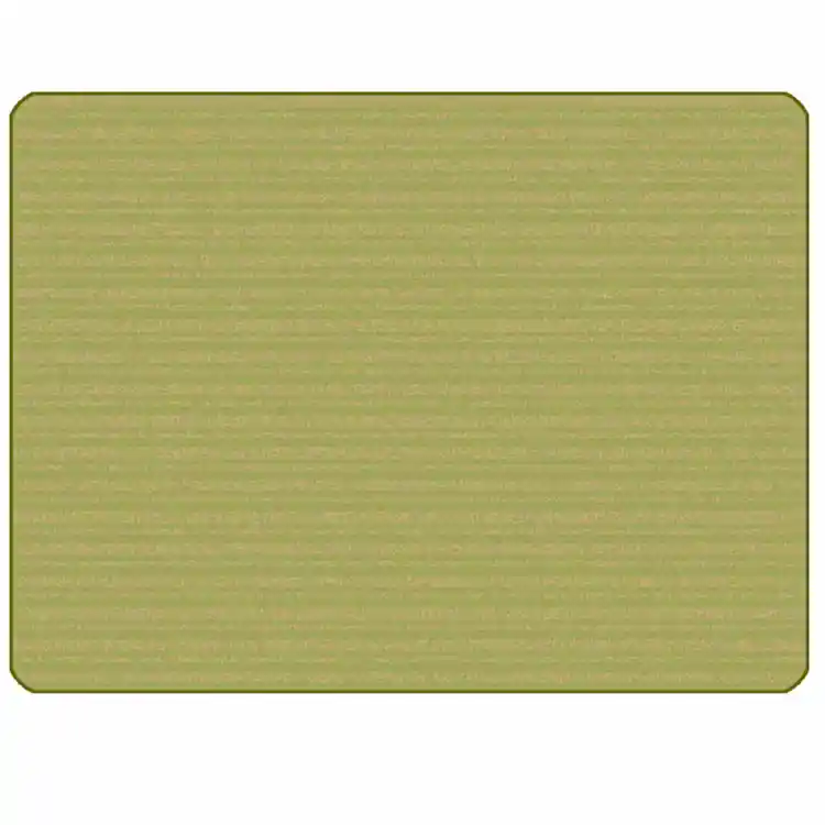 KIDSoft Subtle Stripes Rug Green Tan 4' x 6'