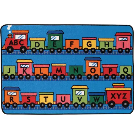 KID$ Value Classroom Rugs™, Alphabet Train