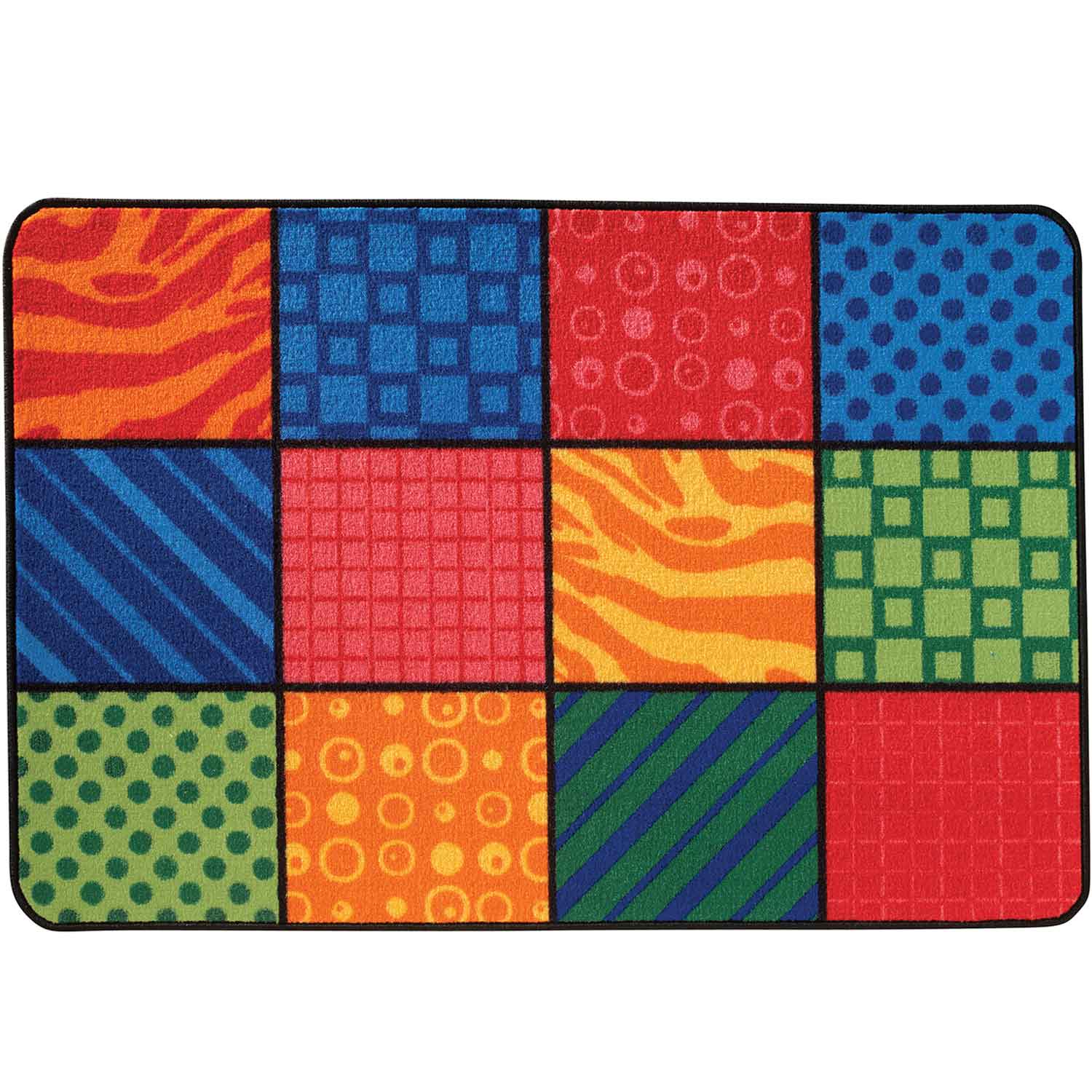KID$ Value Classroom Rugs™, Patterns at Play