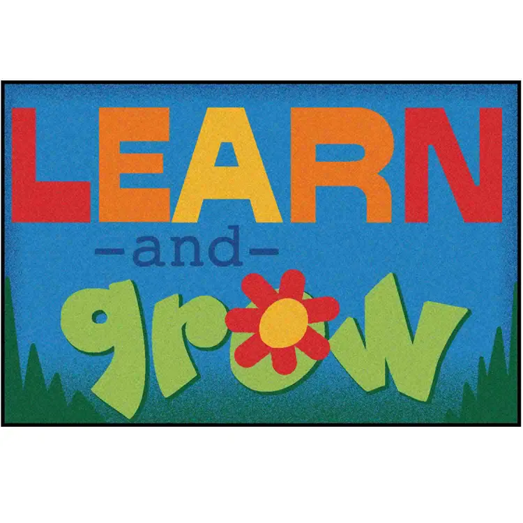 KID$ Value Classroom Rugs™, Learn & Grow, Rectangle 3' x 4'6"