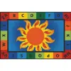 KID$ Value Classroom Rugs™, Alphabet Sunny Day, Rectangle 3' x 4'6"