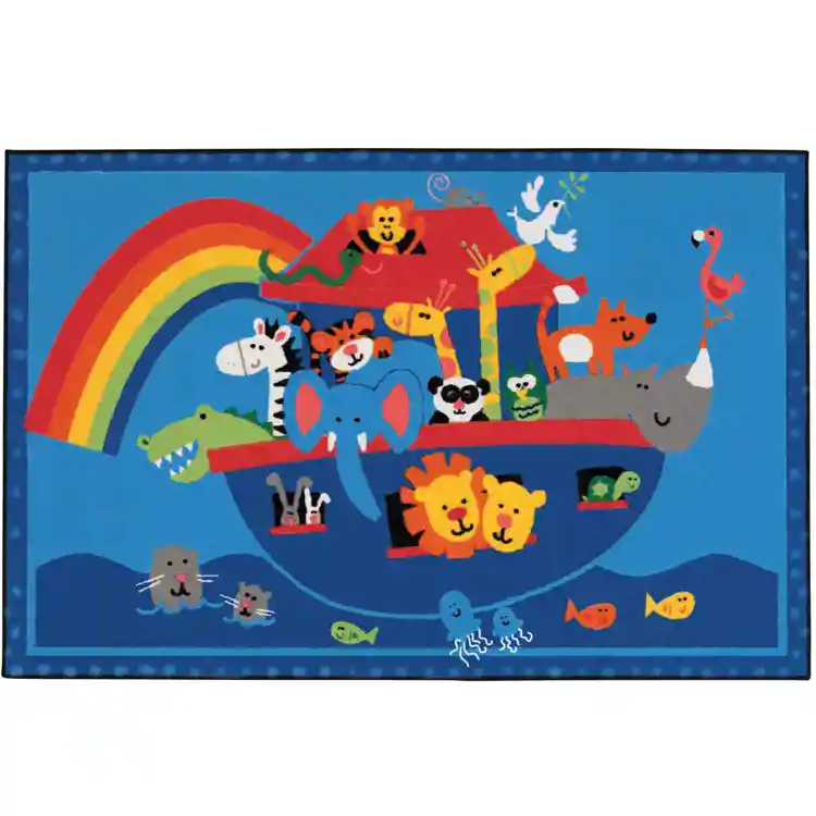 KID$ Value Classroom Rugs™, Noah's Animals