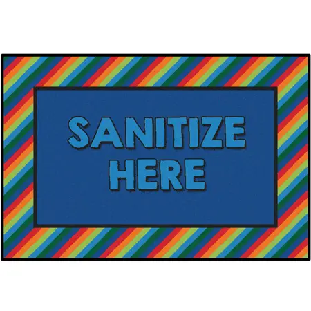Healthy Habits Collection™ Sanitize Here Mats