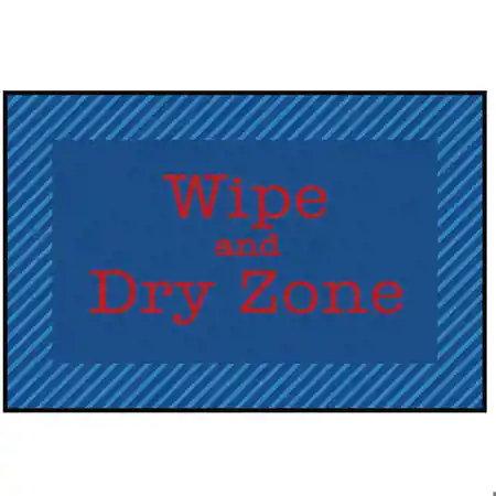Healthy Habits Collection™ Wipe & Dry Mats