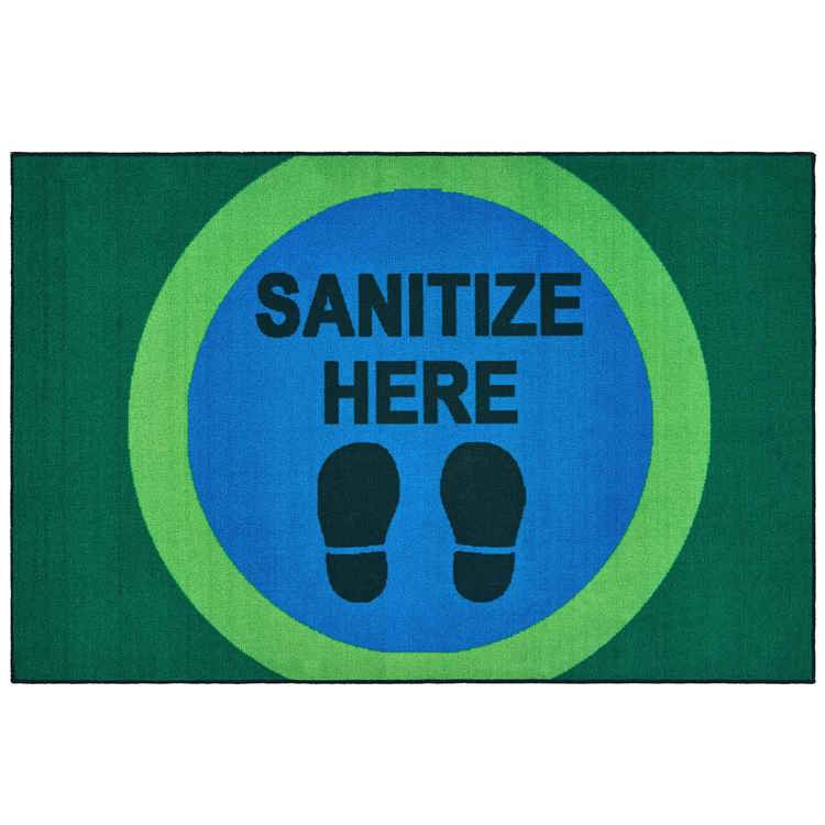 Healthy Habits Collection Sanitize Here Dot Mats™