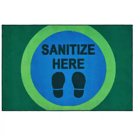 Healthy Habits Collection Sanitize Here Dot Mats™