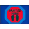 Healthy Habits Collection™ Stop & Sanitize Here Mat, Rectangle 3' x 4' 6"