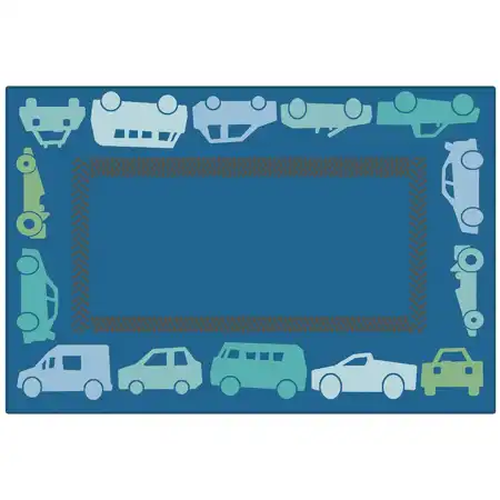 KID$ Value Classroom Rugs™, All Autos Border