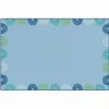 KIDSoft™ Rainbows Border Rug, Soft Colors