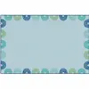 KIDSoft™ Rainbows Border Rug, Soft Colors