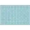 KID$ Value Classroom Rugs™, Squared, Rectangle 3' x 4' 6" Blue