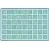 KID$ Value Classroom Rugs™, Squared, Rectangle 3' x 4' 6" Green