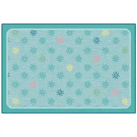 KID$ Value Classroom Rugs™, Sunshine Flowers