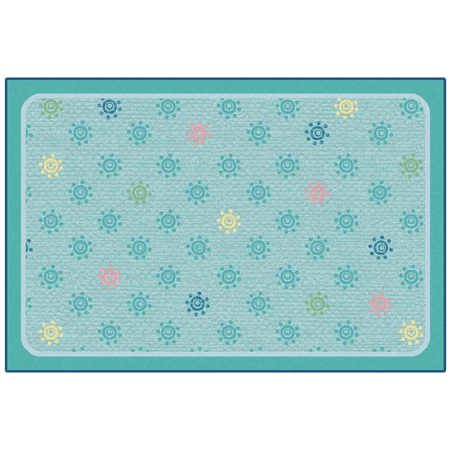 KID$ Value Classroom Rugs™, Sunshine Flowers