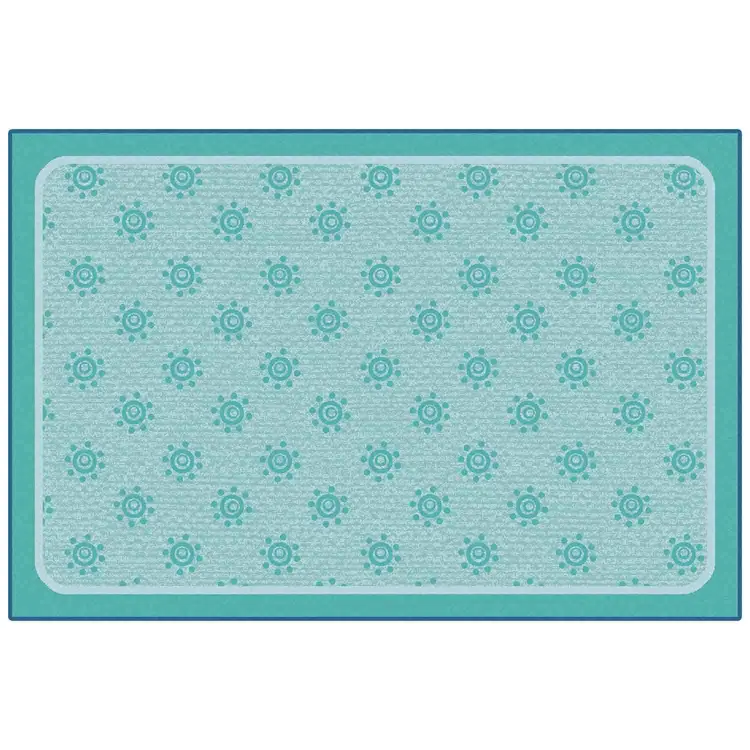 KID$ Value Classroom Rugs™, Sunshine Flowers