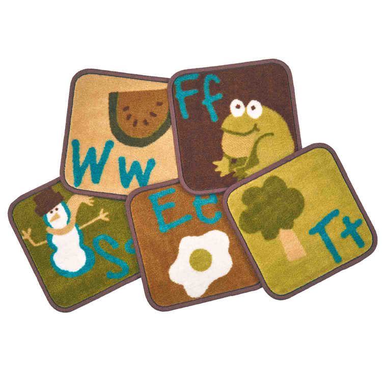 Learning Blocks Classroom Rug Squares | Becker's