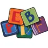 Alphabet Blocks Classroom Rug Squares