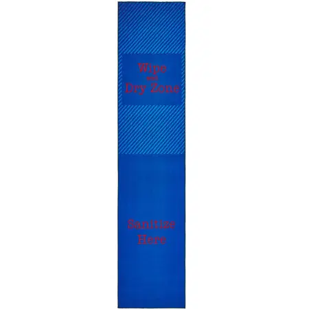 Healthy Habits Collection™ Blue & Red Zone Sanitize Here Runner