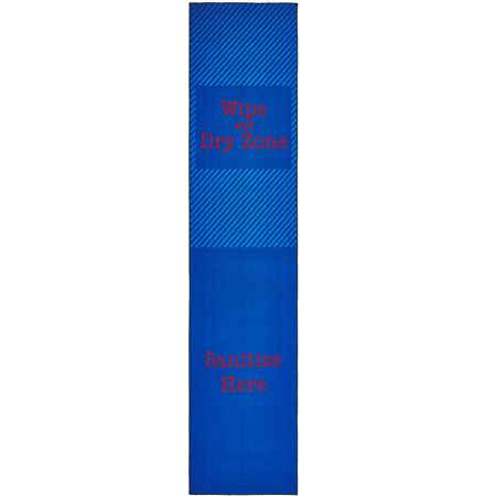 Healthy Habits Collection™ Blue & Red Zone Sanitize Here Runner