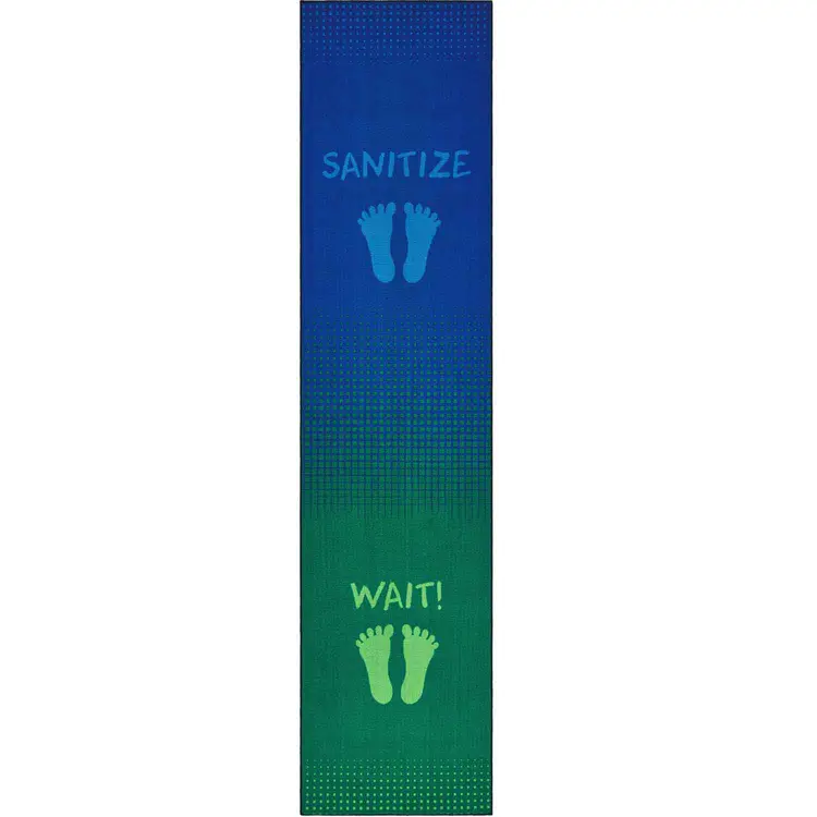 Healthy Habits Collection™ Stand & Wait Here to Sanitize Runner