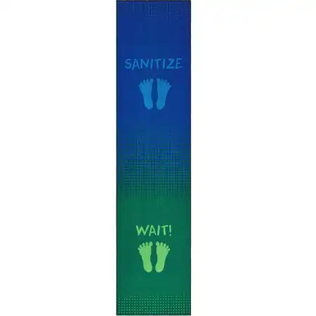 Healthy Habits Collection™ Stand & Wait Here to Sanitize Runner